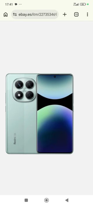 Móvil Redmi Note 14 Pro + 5G Verde