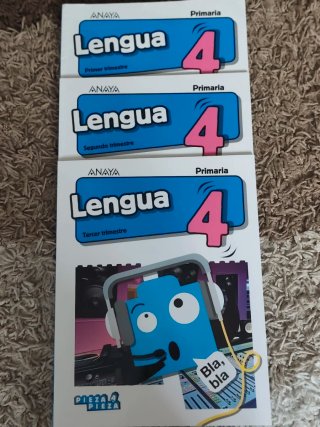 Libro de Lengua 4° primaria. Anaya.