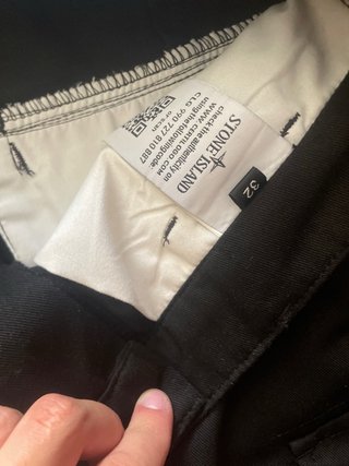 Stone Island Pantalones Cortos Cargo Negros