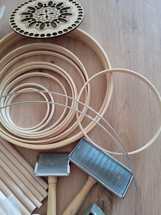 Materiales para macramé y manualidades