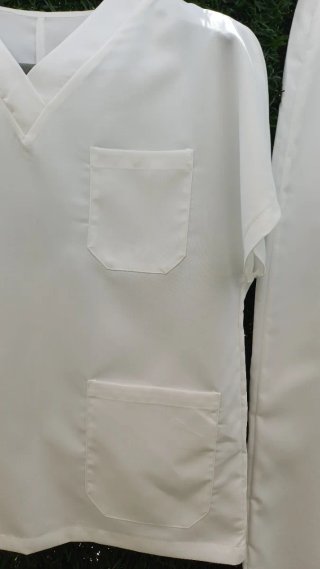 Uniforme blanco talla M