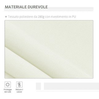 Tenda da Sole Avvolgibile a Caduta con Manovella,