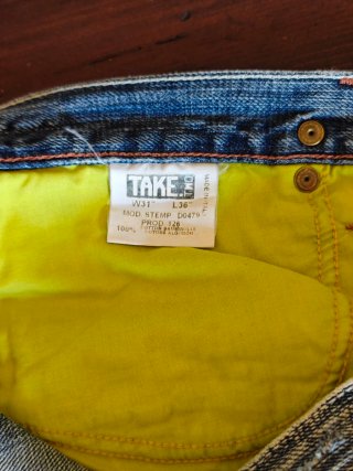 Take Two Jeans con aquila metallo
