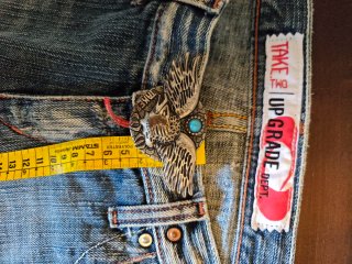 Take Two Jeans con aquila metallo