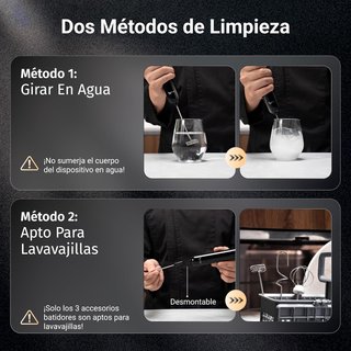 Espumador Leche Eléctrico Typhur Compacto NUEVO