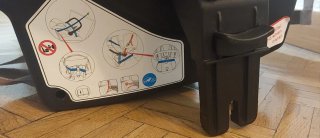 Silla de coche para bebé negra