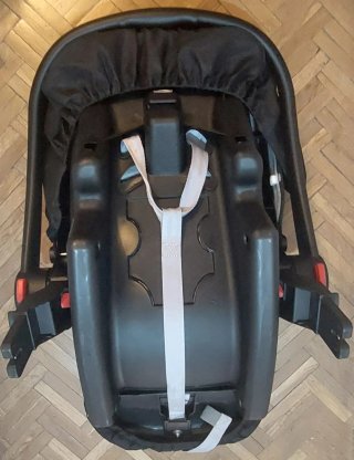 Silla de coche para bebé negra