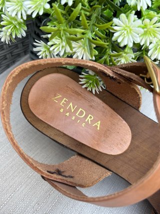 Sandalias Zendra Talla 39 - abalorios