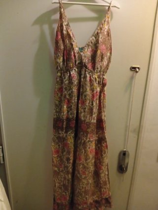 Vestido estampado floral talla única
