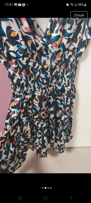 Vestito estivo raso Golden Point taglia 42
