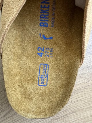 Zuecos Birkenstock Beige Talla 42