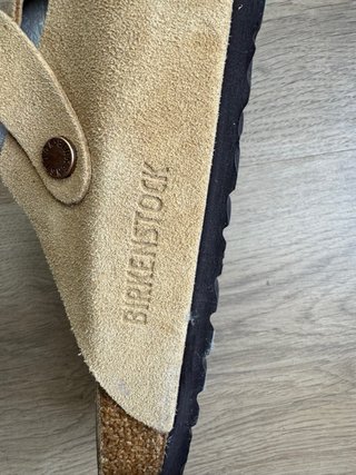 Zuecos Birkenstock Beige Talla 42