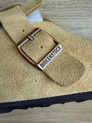 Zuecos Birkenstock Beige Talla 42