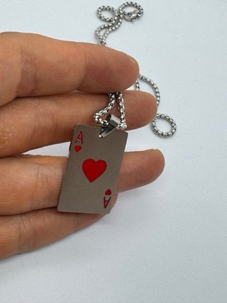 Colgante As de Corazones