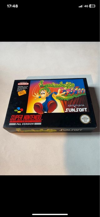 Lemmings SNES PAL ESP Nuevo