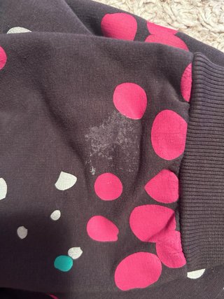 Sudadera niña con estampado multicolor