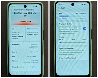 OnePlus Nord CE 3 Lite 5G 128GB 8+8GB Green