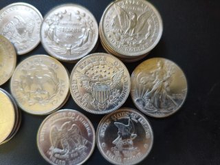Monedas Dólar USA 1795-1922 Réplicas tipo "duro"
