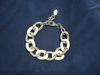 Pulsera Mujer LOTUS. Metal/blanco. SIN ESTRENAR.