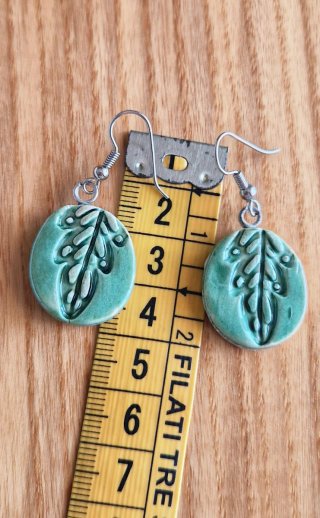 Set gioielli ceramica smaltata