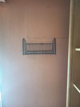 Porta CD metálico negro