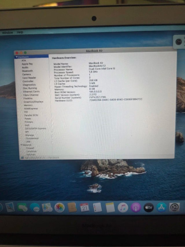 Portátil MacBook Air 13 Plata