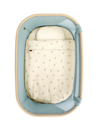 Culla Jane BabySide Square verde come nuova