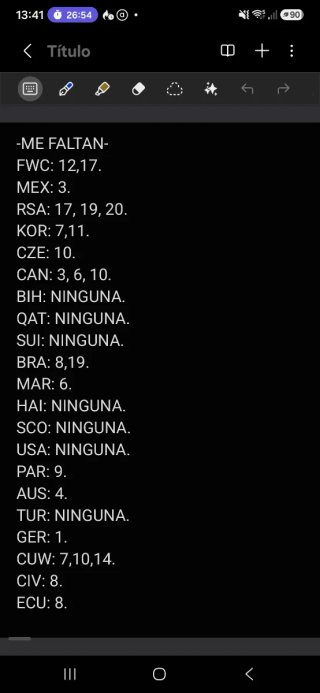 Intercambio Cromos Panini Mundial 2026