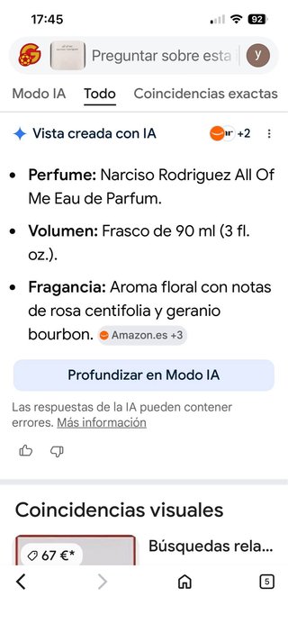Perfume All of Me Narciso Rodriguez Eau de Parfum