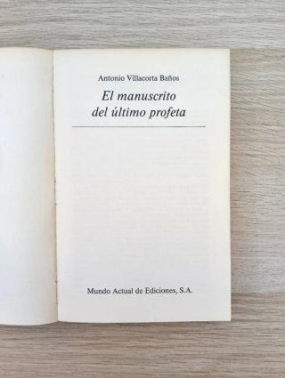 El manuscrito del último profeta