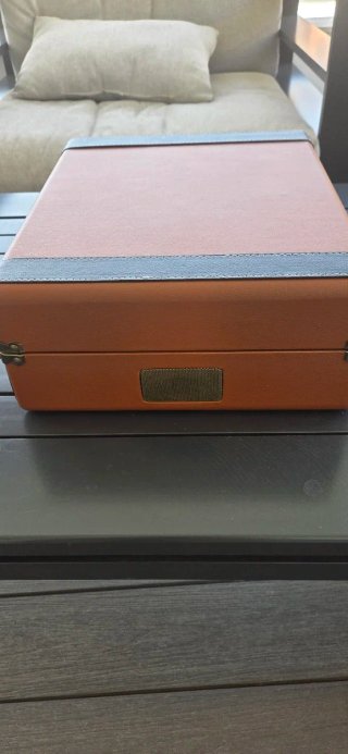 Tocadiscos auna Bluetooth Maletín Vintage