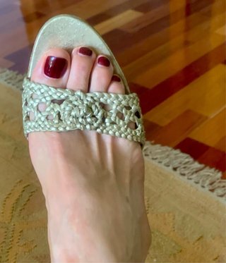 Sandalias Loewe Doradas T 41