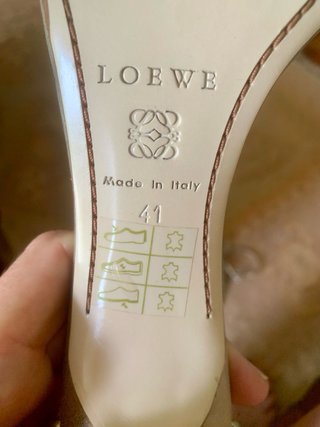 Sandalias Loewe Doradas T 41