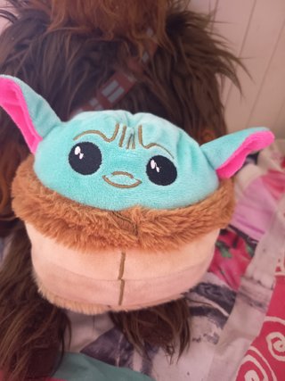 Lote Peluches Star Wars Chewbacca y Grogu