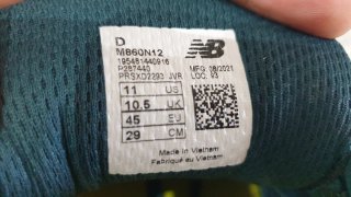 Zapatillas New Balance 860 Talla 45 Azul/Verde