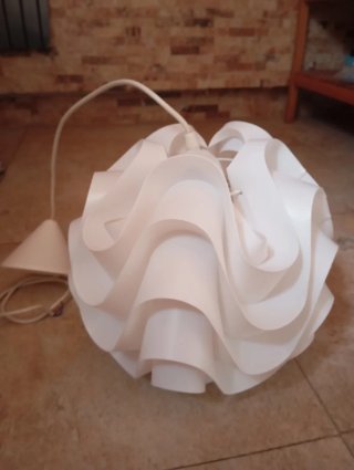 Lámpara colgante blanca moderna