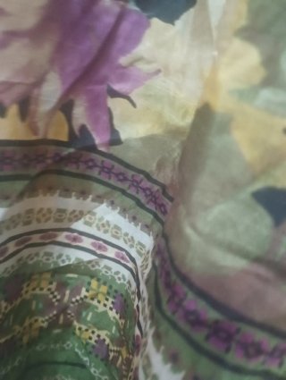 Blusón de seda estampado floral