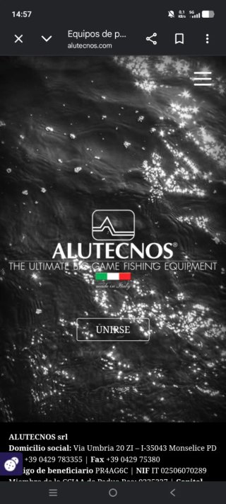 Caña y carrete pesca ALUTECNOS Albacore 50W 2S
