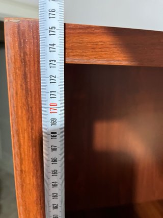 Estantería librería madera 6 baldas