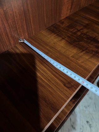 Estantería librería madera 6 baldas