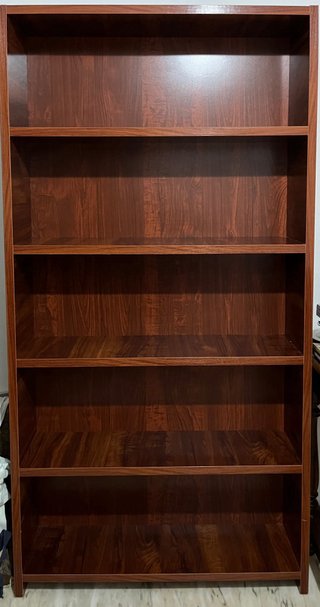 Estantería librería madera 6 baldas