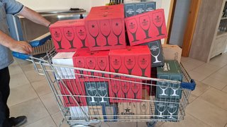 Lote Cajas Copas Cerveza Estrella Damm