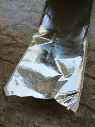 Rollo cinta adhesiva de aluminio de 10cm anchura