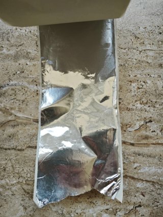 Rollo cinta adhesiva de aluminio de 10cm anchura