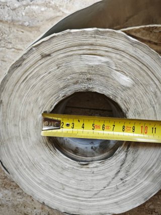 Rollo cinta adhesiva de aluminio de 10cm anchura