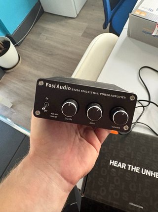 Fosi Audio BT20A Amplificador + 2 altavoces