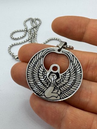 Colgante Diosa Isis Plata
