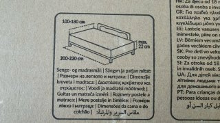 Sponda letto Lionelo (leggere bene la descrizione)
