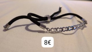 Pulsera eslabones oro y plata