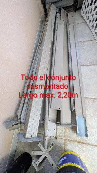 Pérgola aluminio 4x3m, 2.40m alto